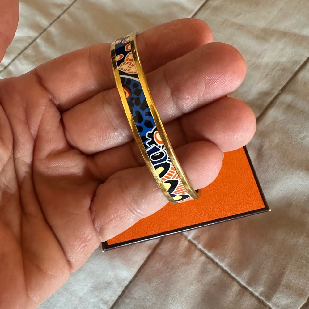 Hermes enamel bracelet (size 65) - Picture 3 of 8